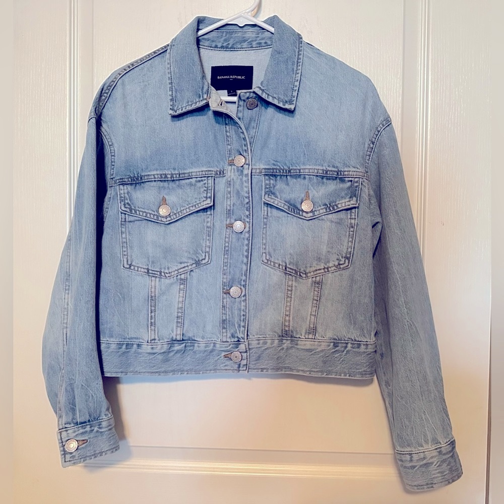 Banana Republic Light Blue Denim Jean Jacket